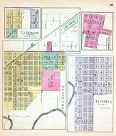 La Fontaine, Neodesha, Altoona, Coyville, Kansas State Atlas 1887